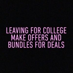 REASONABLE OFFERS ARE WELCOME